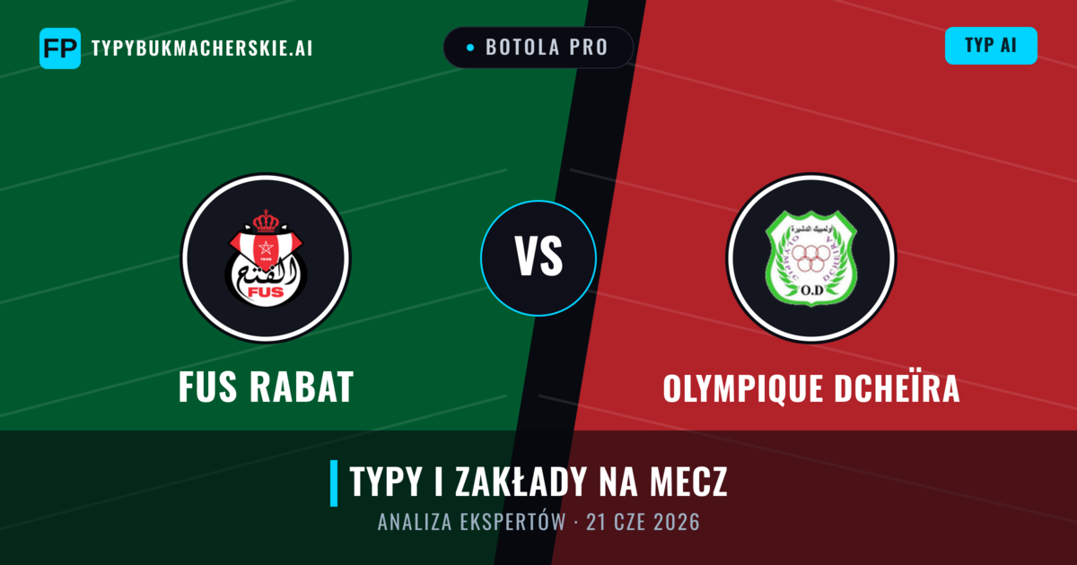 FUS Rabat vs Olympique Dcheïra — typy i zapowiedź meczu