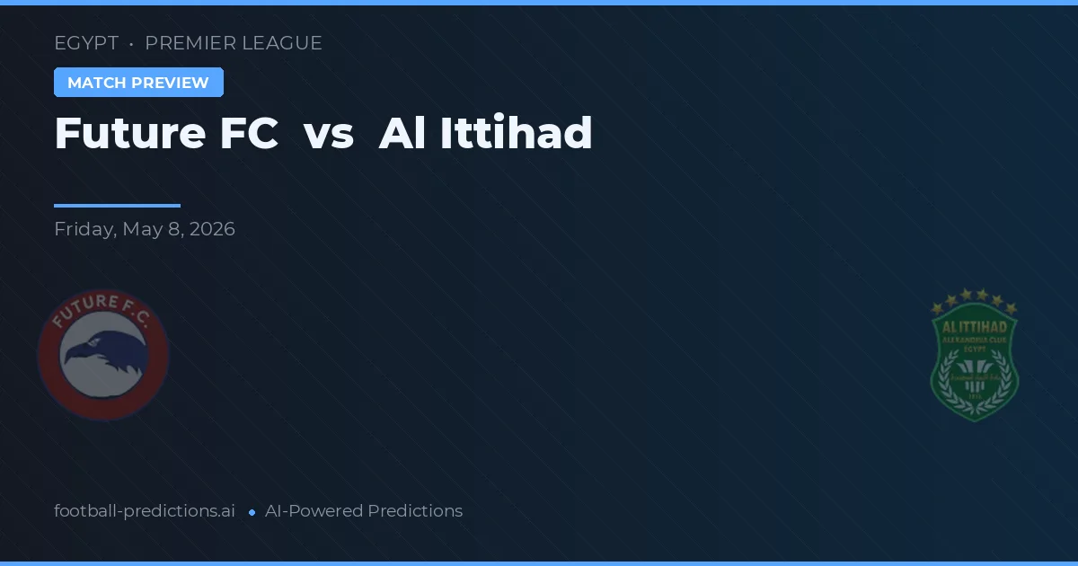 Future FC vs Al Ittihad — typy i zapowiedź meczu