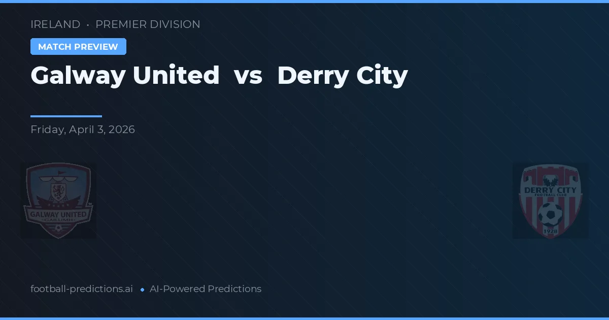 Galway United vs Derry City — typy i zapowiedź meczu