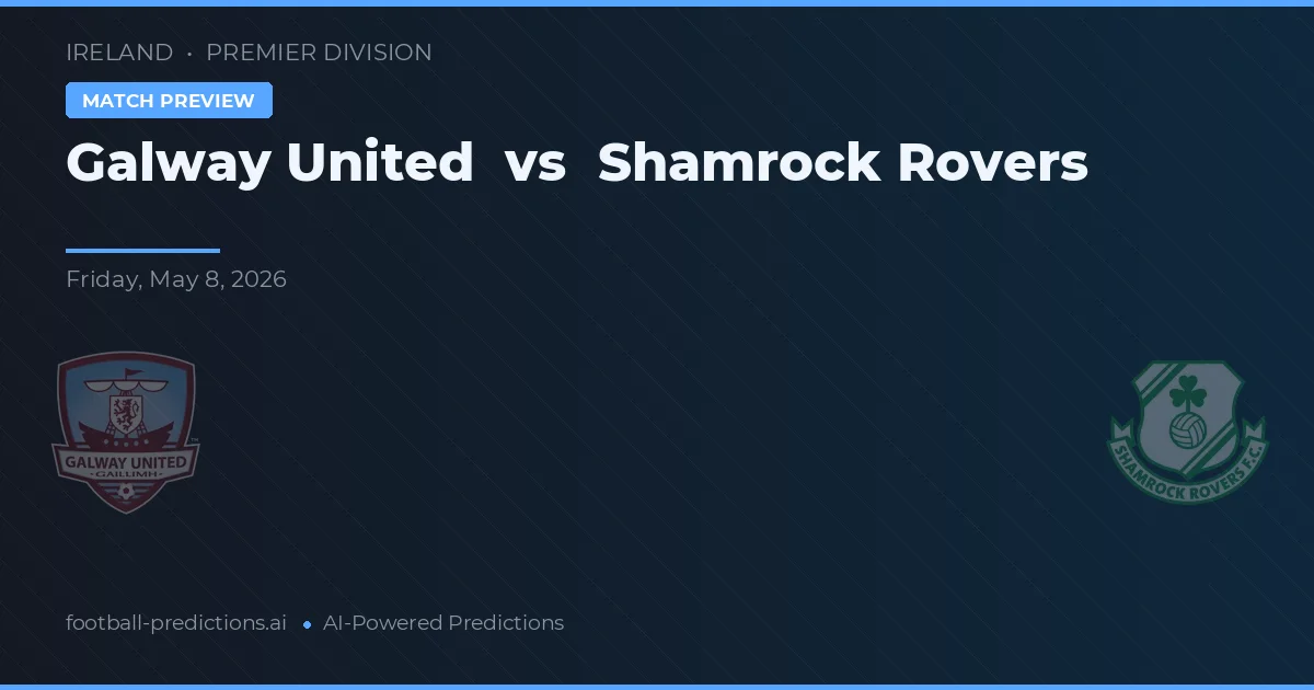 Galway United vs Shamrock Rovers — typy i zapowiedź meczu