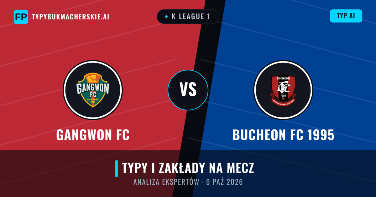 Gangwon FC vs Bucheon FC 1995 — typy i zapowiedź meczu