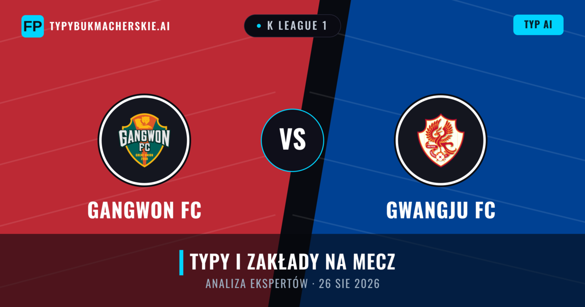 Gangwon FC vs Gwangju FC — typy i zapowiedź meczu