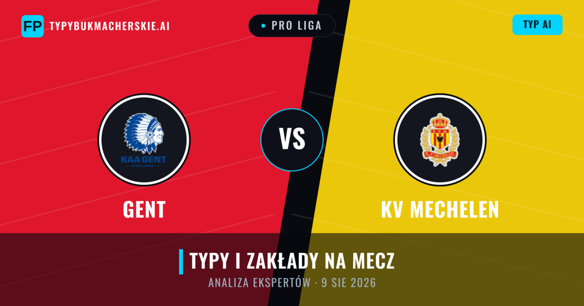 Gent vs KV Mechelen — typy i zapowiedź meczu