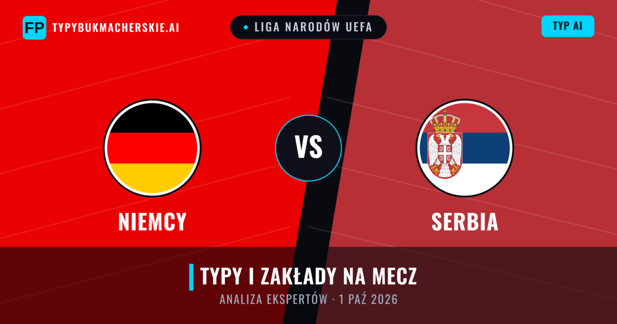 Niemcy vs Serbia — typy i zapowiedź meczu