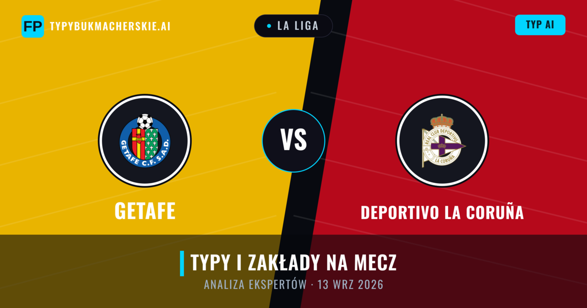 Getafe vs Deportivo La Coruña — typy i zapowiedź meczu