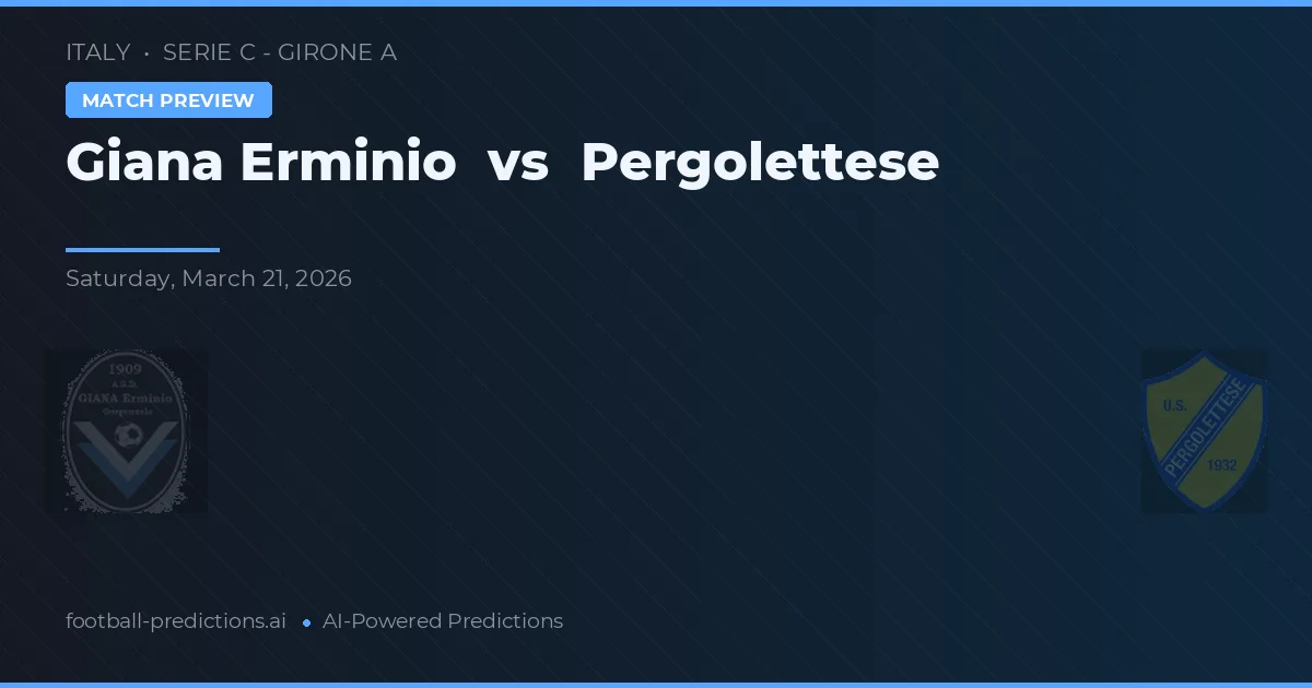Giana Erminio vs Pergolettese — typy i zapowiedź meczu