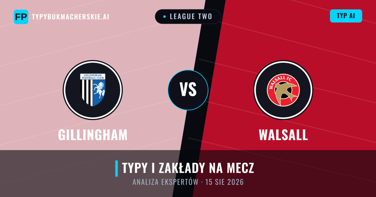 Gillingham vs Walsall — typy i zapowiedź meczu