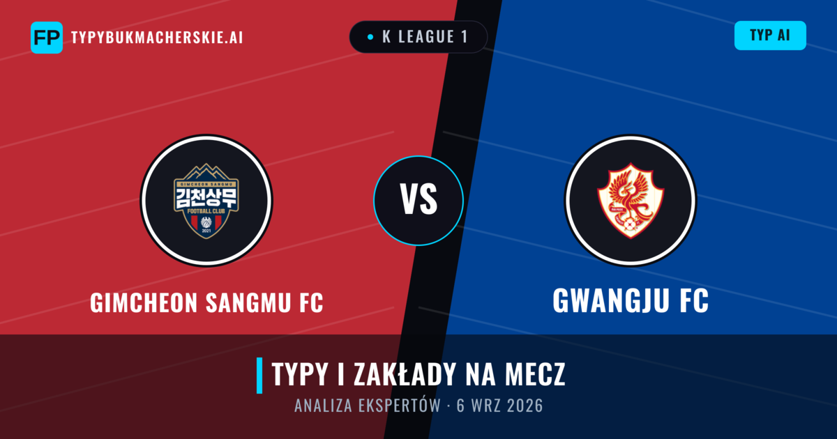 Gimcheon Sangmu FC vs Gwangju FC — typy i zapowiedź meczu