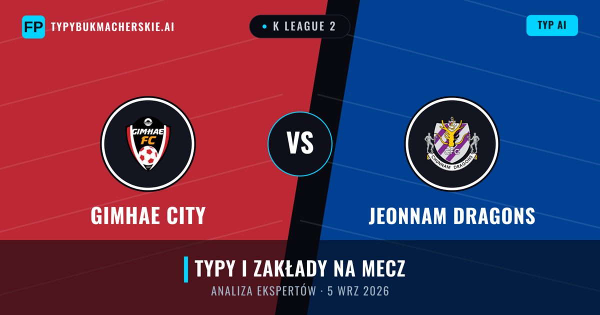 Gimhae City vs Jeonnam Dragons — typy i zapowiedź meczu