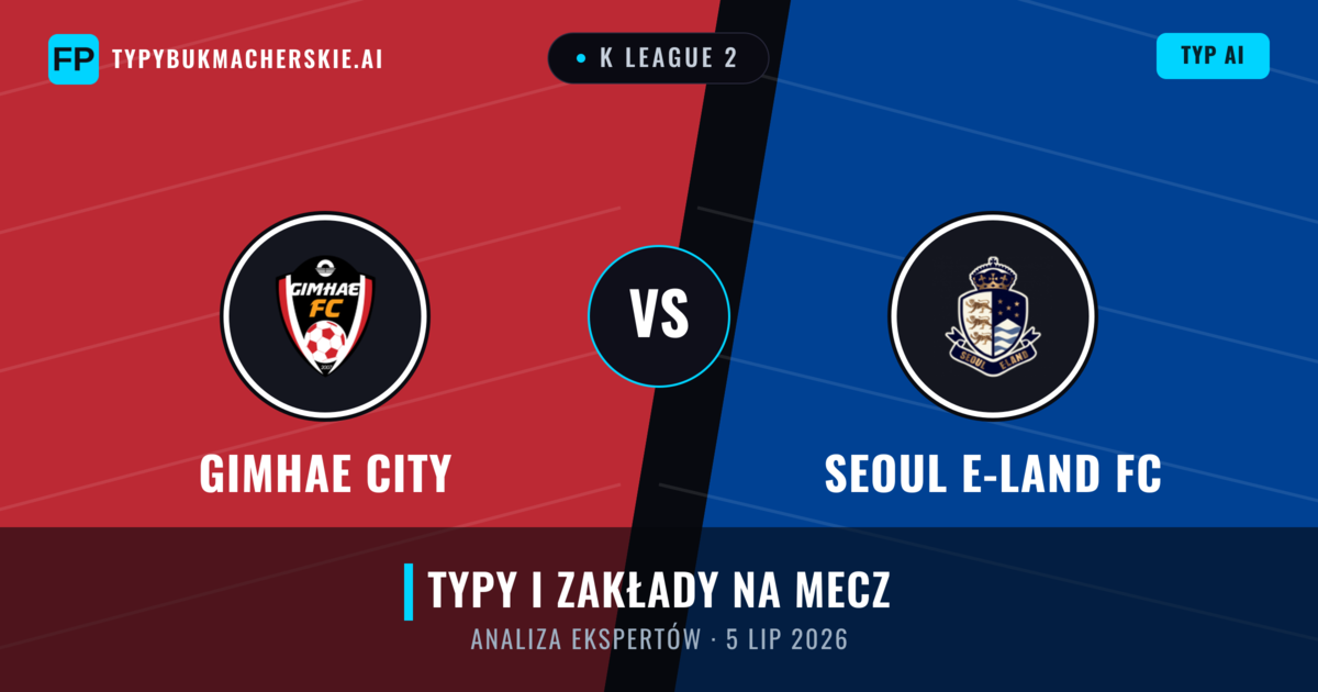 Gimhae City vs Seoul E-Land FC — typy i zapowiedź meczu
