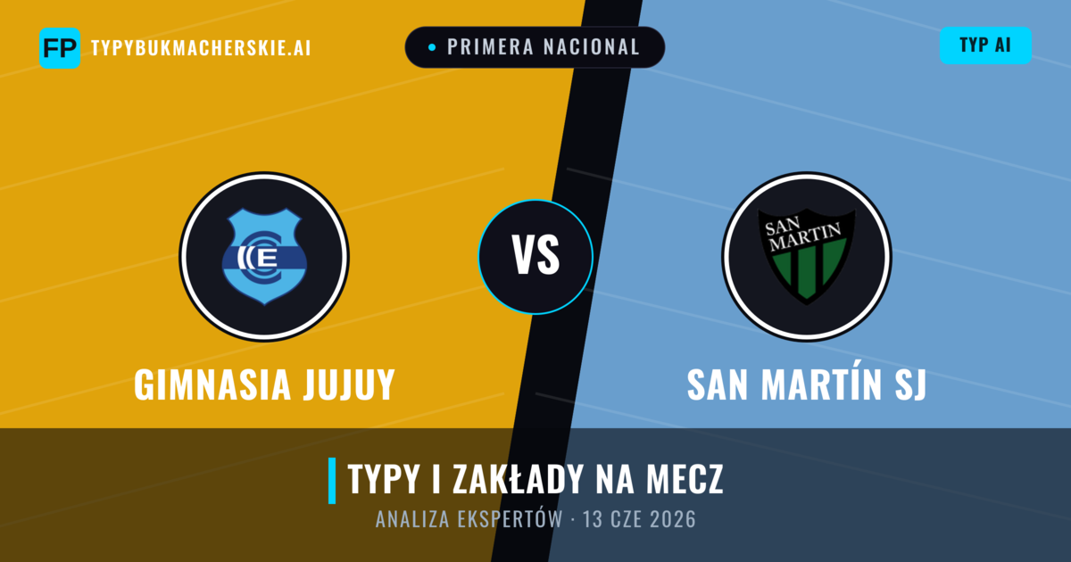 Gimnasia Jujuy vs San Martín SJ — typy i zapowiedź meczu