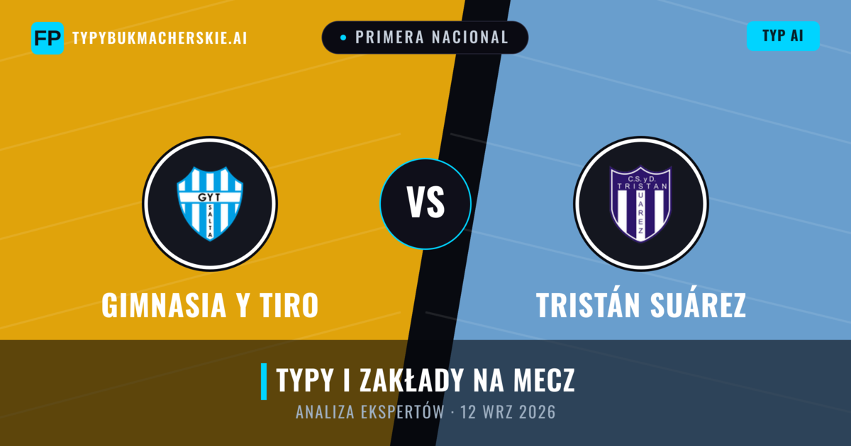 Gimnasia y Tiro vs Tristán Suárez — typy i zapowiedź meczu