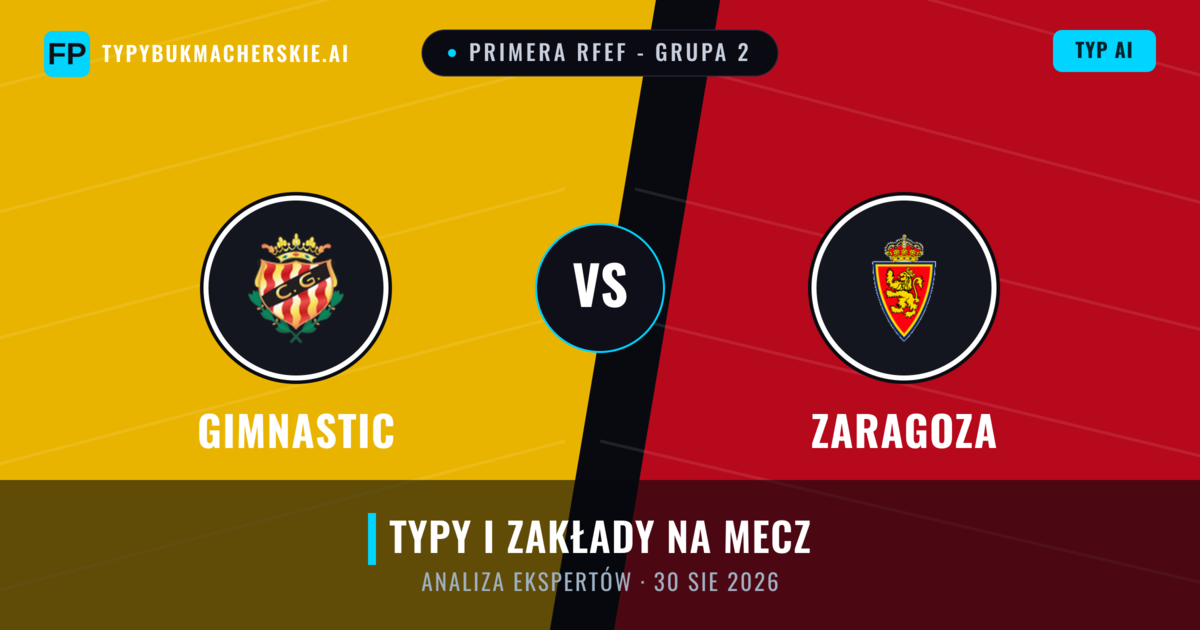 Gimnastic vs Zaragoza — typy i zapowiedź meczu
