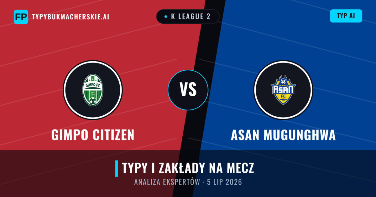 Gimpo Citizen vs Asan Mugunghwa — typy i zapowiedź meczu