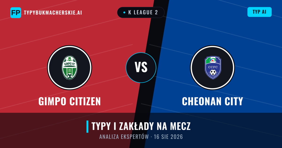 Gimpo Citizen vs Cheonan City — typy i zapowiedź meczu