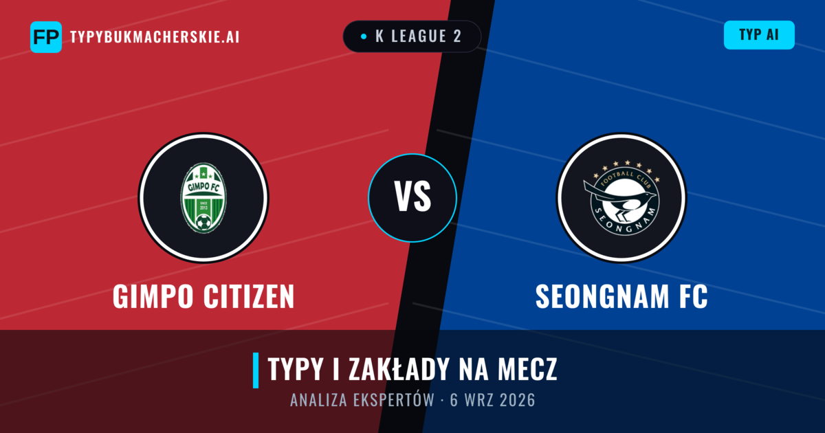 Gimpo Citizen vs Seongnam FC — typy i zapowiedź meczu