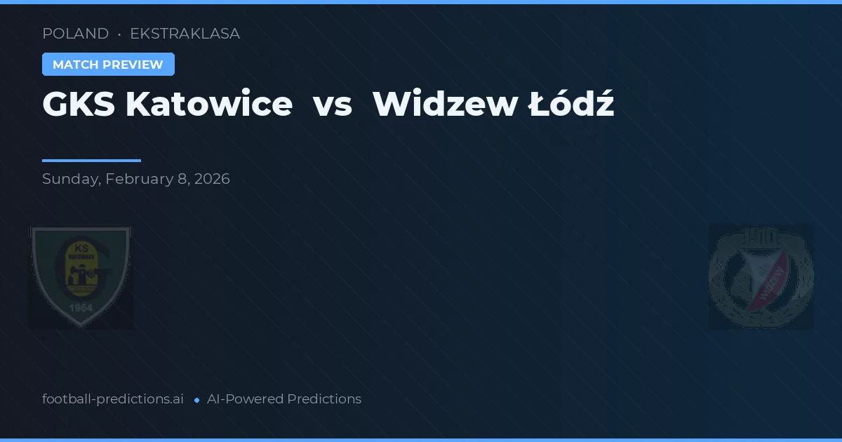 GKS Katowice vs Widzew Łódź — typy i zapowiedź meczu