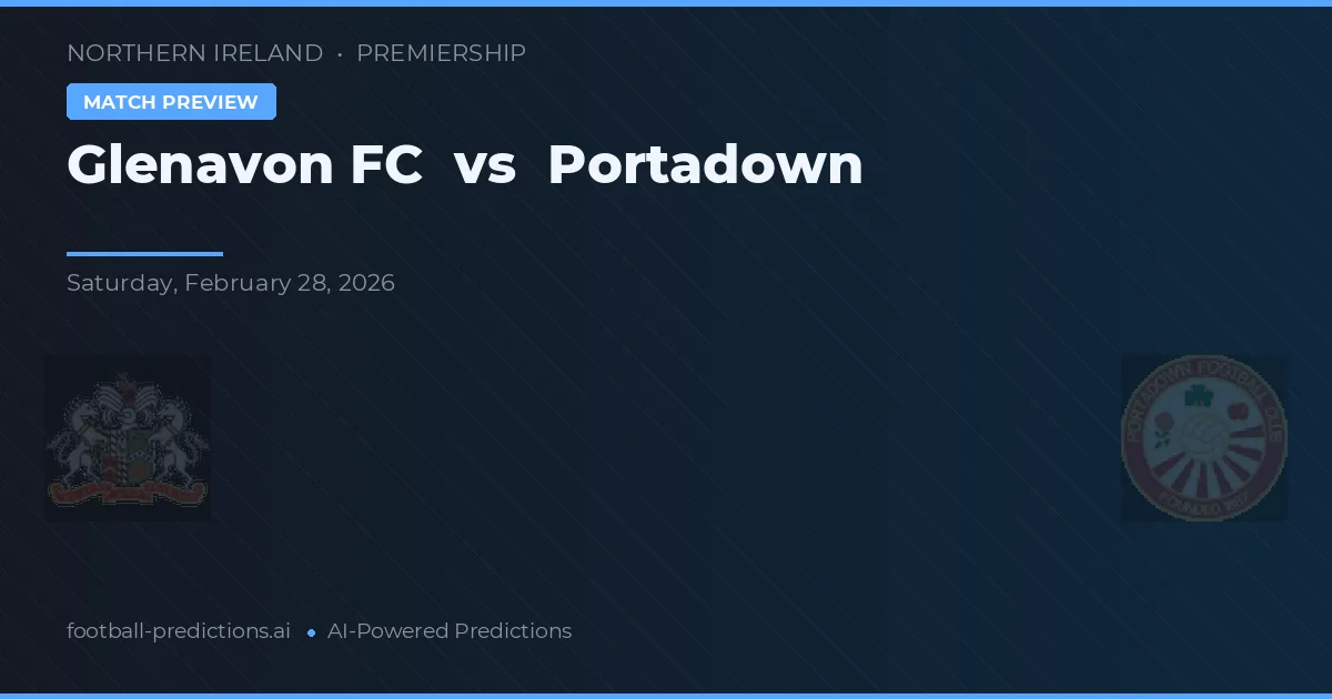 Glenavon FC vs Portadown — typy i zapowiedź meczu