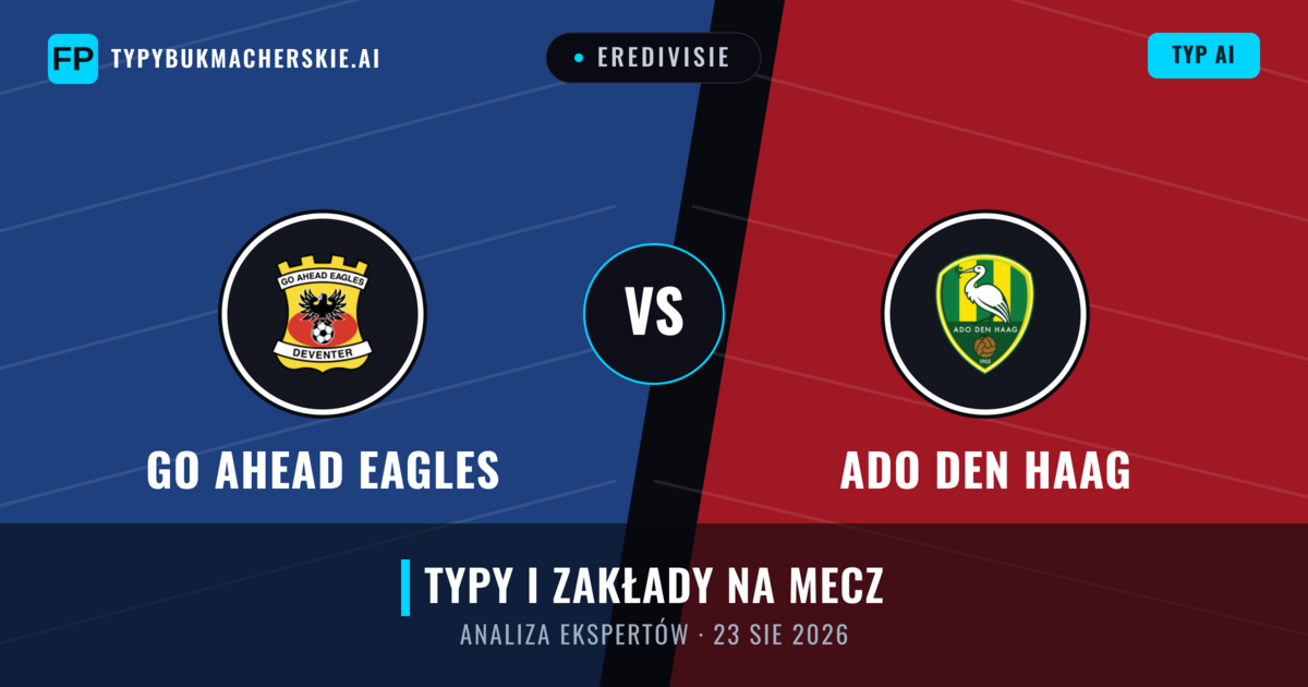 GO Ahead Eagles vs Ado Den Haag — typy i zapowiedź meczu