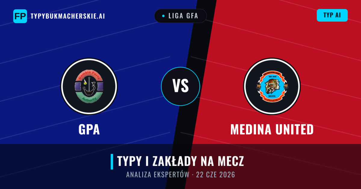 GPA vs Medina United — typy i zapowiedź meczu