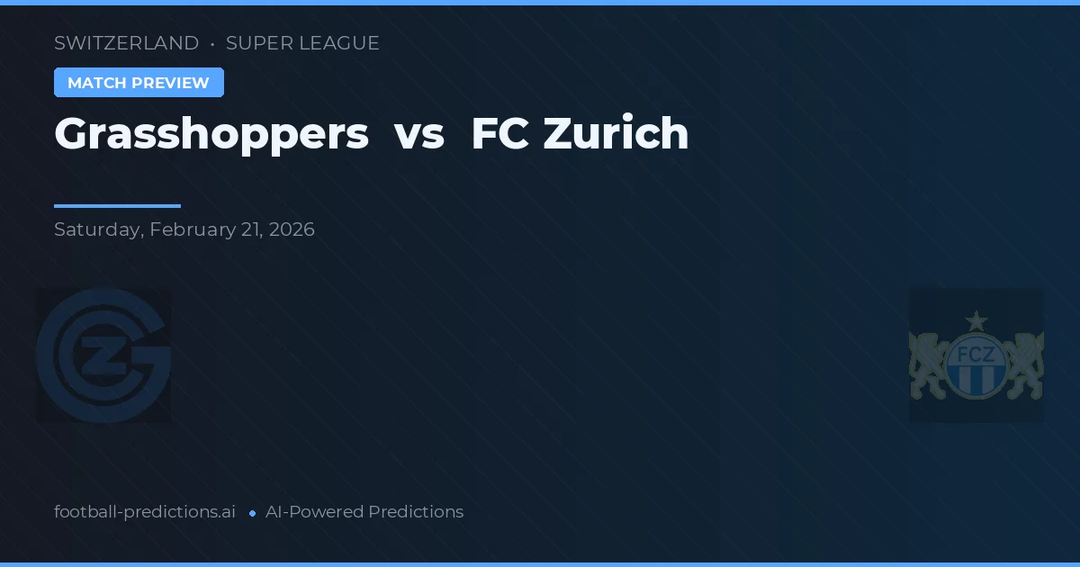 Grasshopper vs FC Zürich — typy i zapowiedź meczu