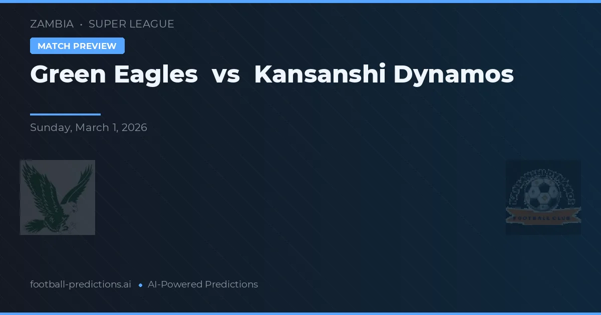 Zielone Orły vs Kansanshi Dynamos — typy i zapowiedź meczu