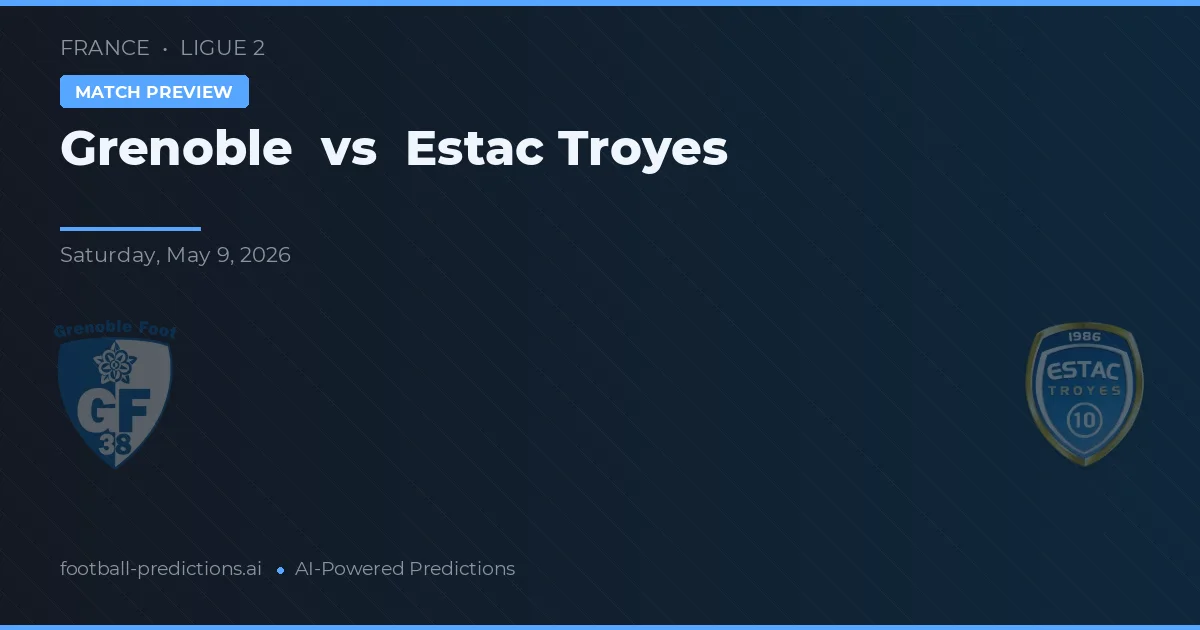 Grenoble vs Estac Troyes — typy i zapowiedź meczu