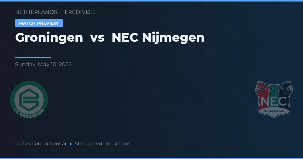 Groningen vs NEC Nijmegen — typy i zapowiedź meczu