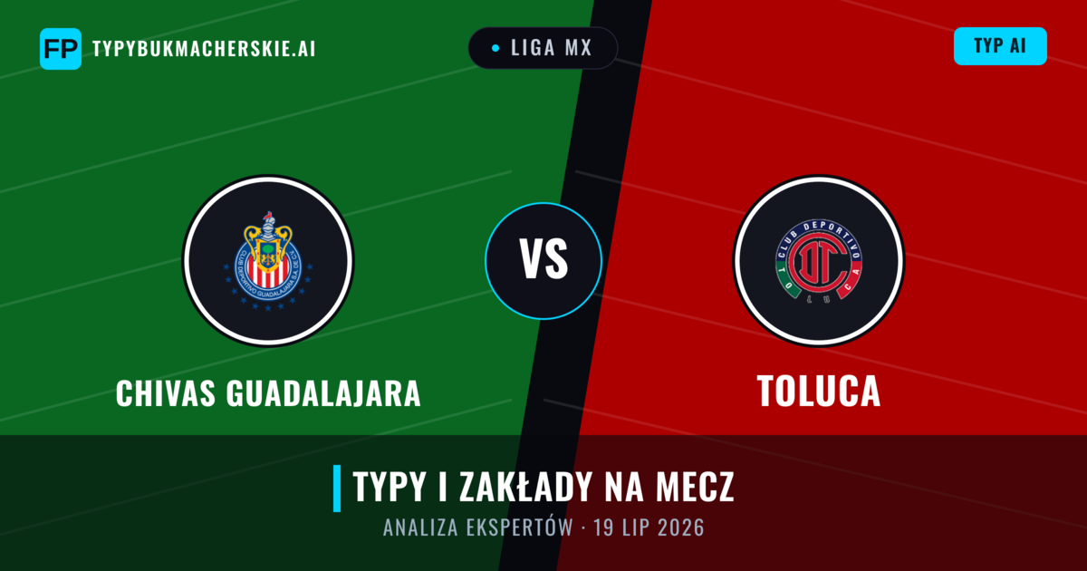 Chivas Guadalajara vs Toluca — typy i zapowiedź meczu