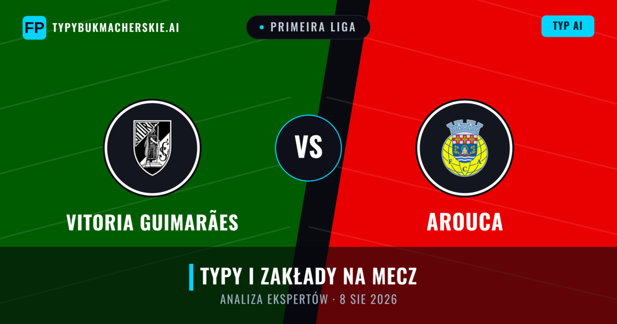 Vitoria Guimarães vs Arouca — typy i zapowiedź meczu