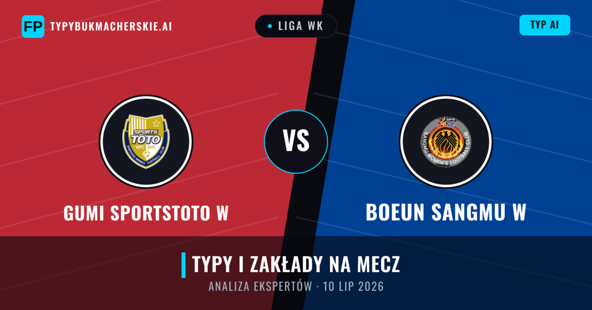 Gumi Sportstoto W vs Boeun Sangmu W — typy i zapowiedź meczu