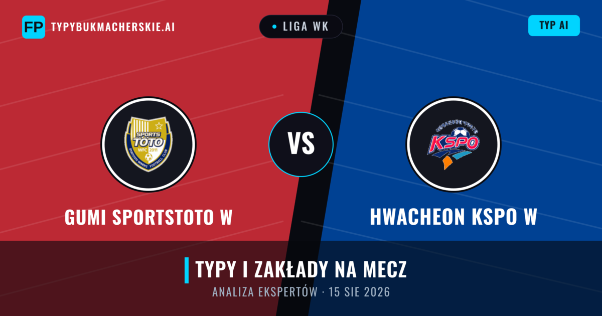 Gumi Sportstoto W vs Hwacheon KSPO W — typy i zapowiedź meczu