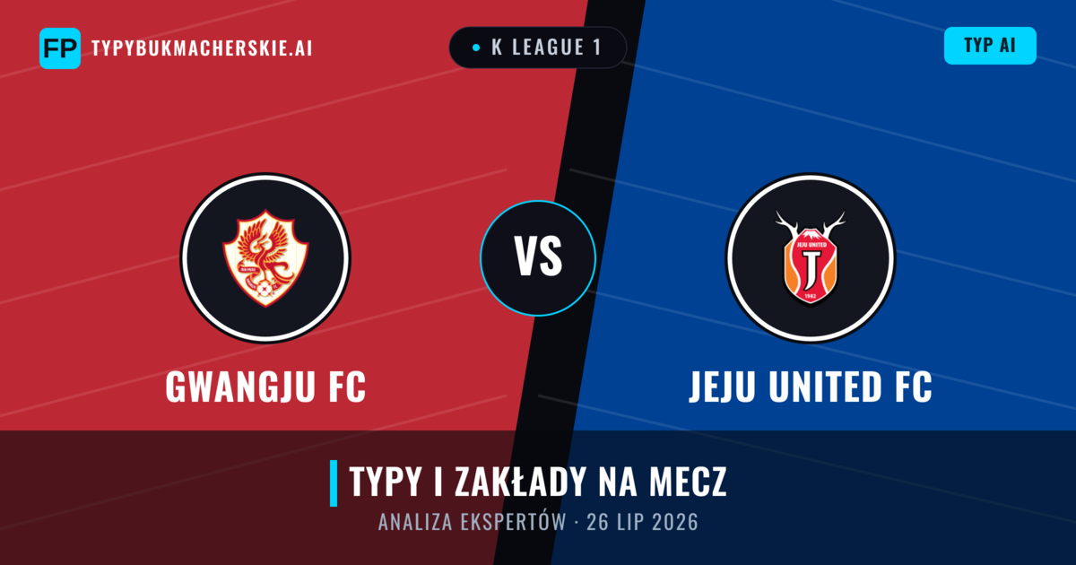 Gwangju FC vs Jeju United FC — typy i zapowiedź meczu