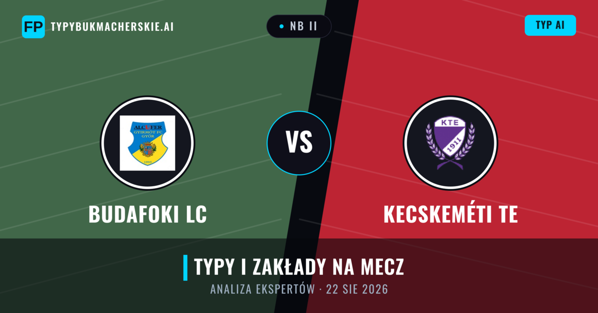 Budafoki LC vs Kecskeméti TE — typy i zapowiedź meczu