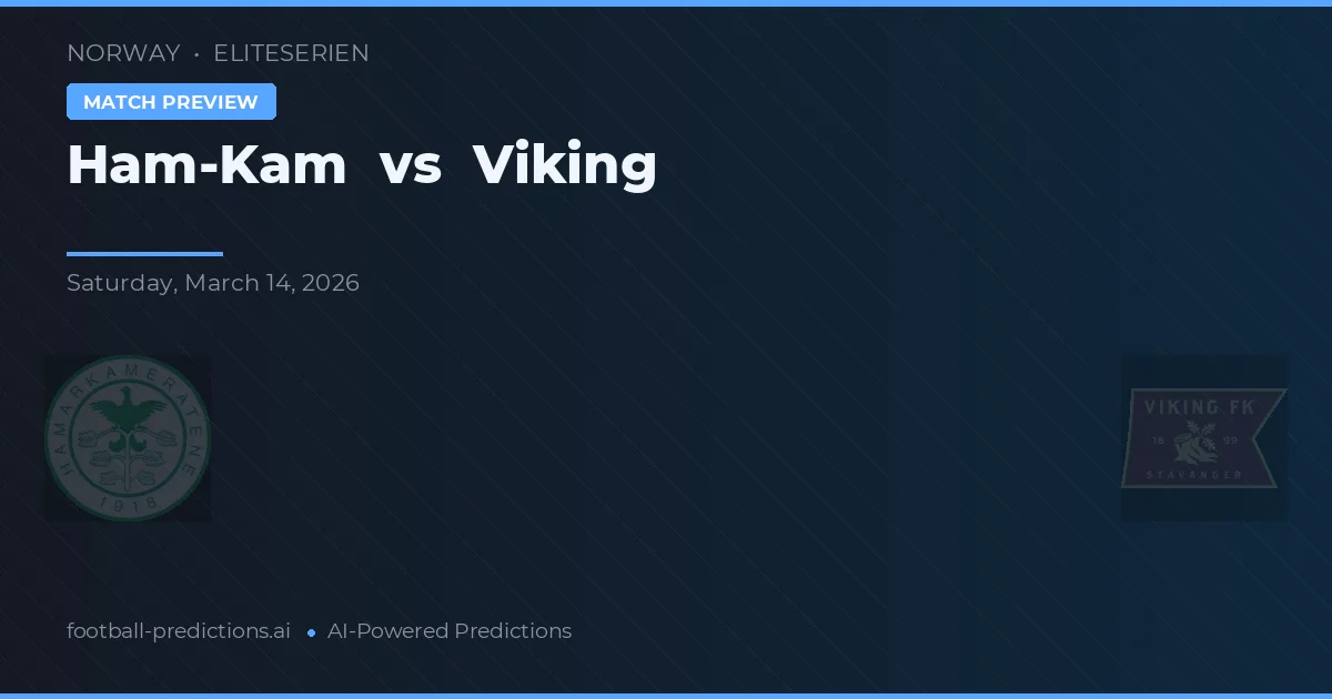 Ham-Kam vs Viking — typy i zapowiedź meczu