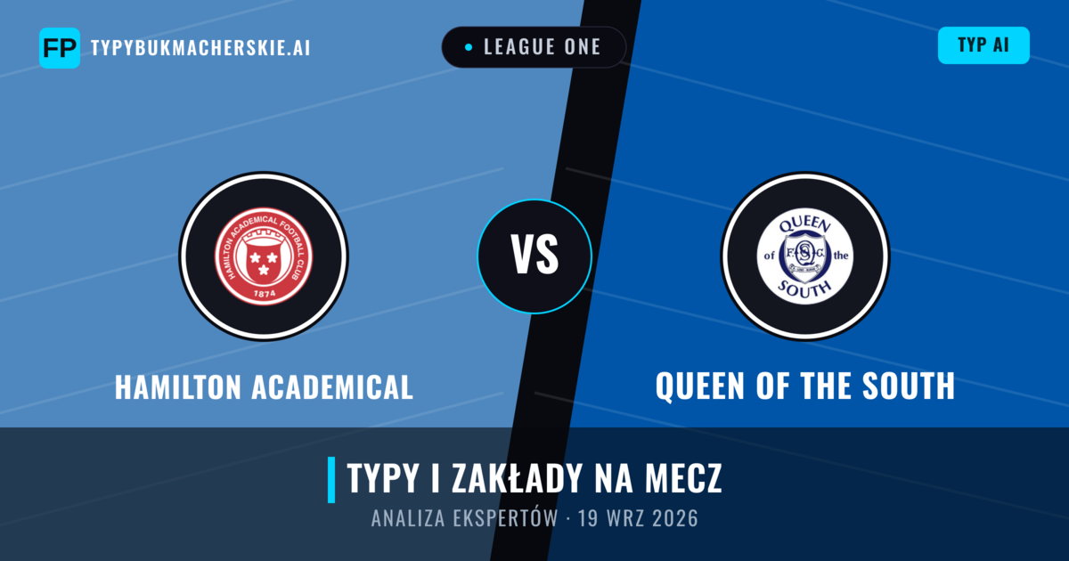 Hamilton Academical vs Queen of the South — typy i zapowiedź meczu