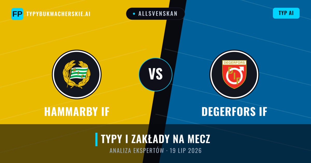 Hammarby IF vs Degerfors IF — typy i zapowiedź meczu