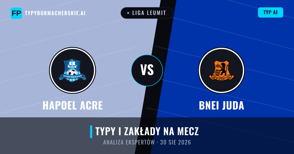 Hapoel Acre vs Bnei Juda — typy i zapowiedź meczu