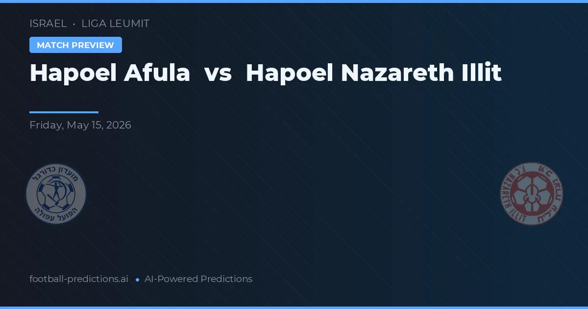 Hapoel Afula vs Hapoel Nazareth Illit — typy i zapowiedź meczu
