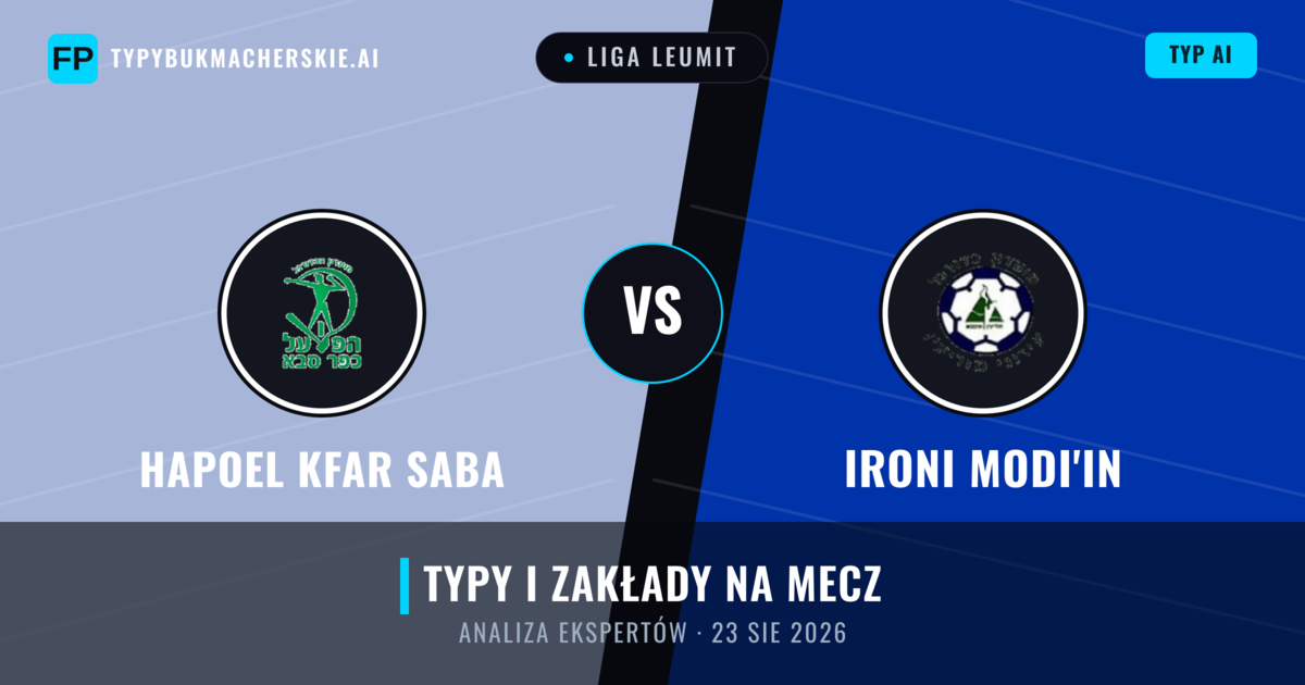Hapoel Kfar Saba vs Ironi Modi'in — typy i zapowiedź meczu