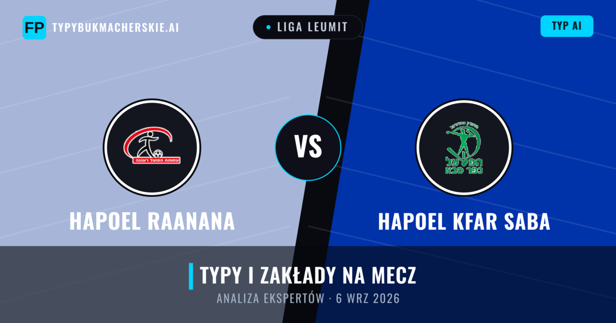 Hapoel Raanana vs Hapoel Kfar Saba — typy i zapowiedź meczu