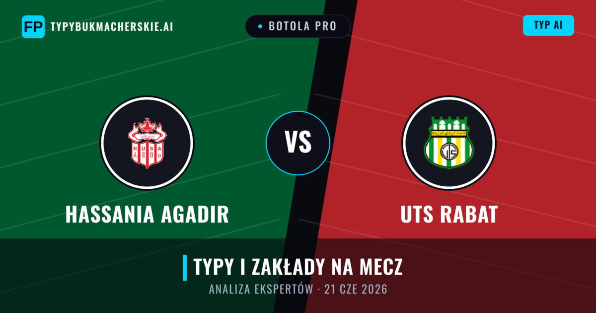 Hassania Agadir vs UTS Rabat — typy i zapowiedź meczu