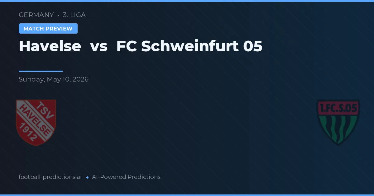 Havelse vs FC Schweinfurt 05 — typy i zapowiedź meczu