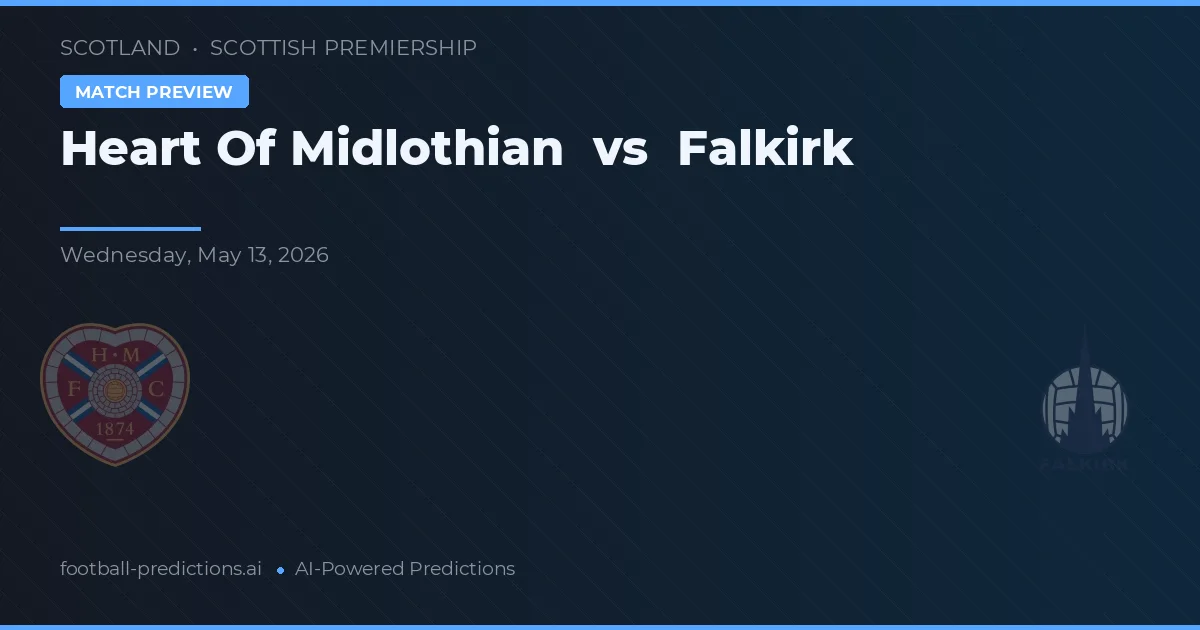 Heart of Midlothian vs Falkirk — typy i zapowiedź meczu