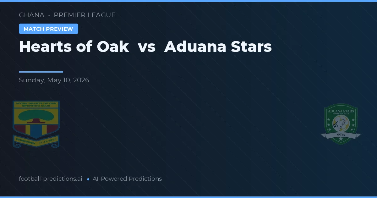 Hearts of Oak vs Aduana Stars — typy i zapowiedź meczu