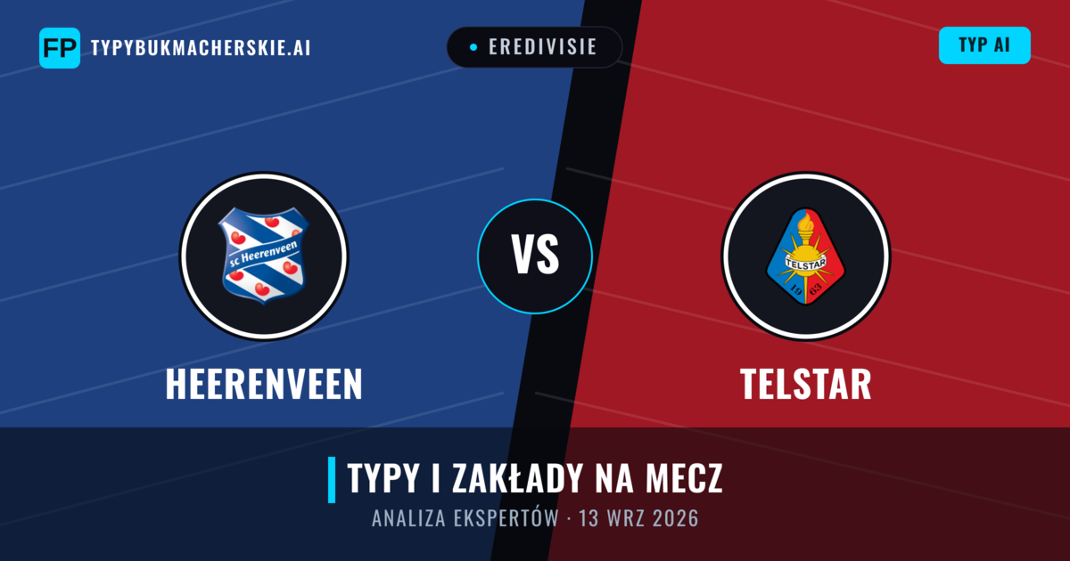 Heerenveen vs Telstar — typy i zapowiedź meczu