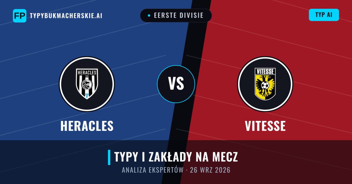 Heracles vs Vitesse — typy i zapowiedź meczu