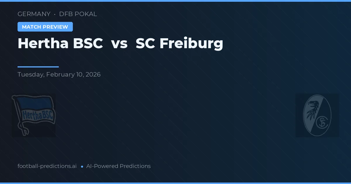 Hertha BSC vs SC Freiburg — typy i zapowiedź meczu