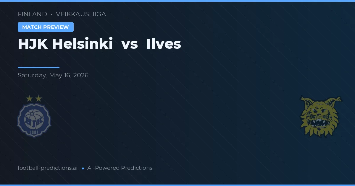 HJK Helsinki vs Ilves — typy i zapowiedź meczu