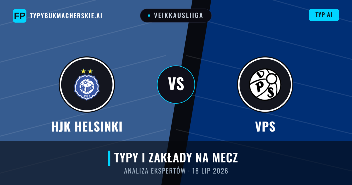 HJK Helsinki vs VPS — typy i zapowiedź meczu
